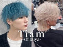 men's salon tiam 渋谷 メンズカット/メンズカラー/韓国【ティアム】の雰囲気（メンズのお客様も大歓迎！本物のメンズカット,ブリーチカラー）
