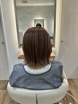 エクラバイケンジ(ECLAT byKENJE)&nbsp;切りっぱなしボブ×髪質改善カラー