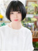 *bliss北浦和*黒髪シンプル ショート前下がりボブa!