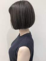 ネイヴィル オモテサンドウ(navile omotesando)&nbsp;☆ブリーチなしシアングレージュ×内巻きボブ☆navile表参道