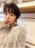 ゆるふわ甘辛ショートボブ×ショコラブラウン