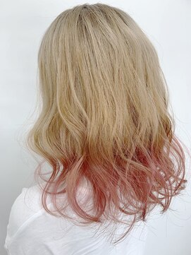 トリニティ(trinity) 【豊見城トリニティ】ミルクティーベージュカシスインナーカラー