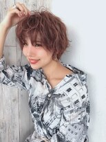 テラス 茨木(Terrace) 大人可愛い20代30代40代黒髪前下がりひし形ボブ丸みショート◎