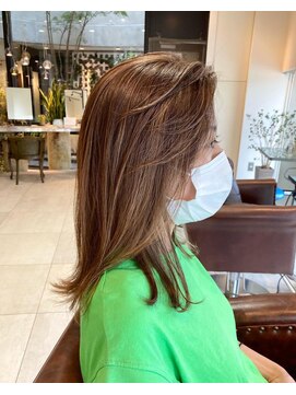 マサゴ アヴェダ(masago AVEDA) ハイライト×セミロング