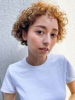 ピークアブー 銀座並木通り(PEEK-A-BOO)&nbsp;【デザインパーマ】ベビーバングのマッシュボブ