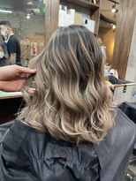 ラフ(LAFF)&nbsp;#黒髪#ボブルフ#ネビージュ#小顔#ワンレン