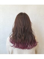 ユニコ(unico)&nbsp;裾カラー+ピンクベージュ