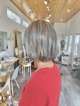 レポ(LEPO) 脱白髪染め◎バレイヤージュ～