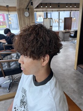 ブリーチ 大宮WEST店(BLEACHi) ブラウンカラー×波巻きパーマ