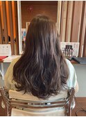 艶感前髪ワンカールサイドバングくびれ丸みヘア美髪大人美人