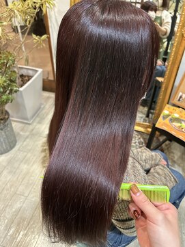 マイ ヘア デザイン 岡崎(MY hair design) 前髪/マチルダボブ/ピンクベージュ/インナーグレージュ/岡崎