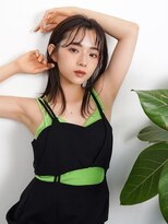 ラフィスヘアー サンティエ 広島駅前店(La fith hair santie)&nbsp;【La fith】アッシュグレージュ×シースルーバング