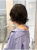 大人かわいい10代20代30代ショートボブ丸みショート