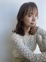 ワク(WAKU)&nbsp;YUJI STYLE NO.60後毛が可愛いミディアムウェーブ