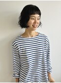 ミニボブ×ニュアンスパーマ