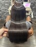 【梅雨前のお手入れに♪】艶髪縮毛矯正＋カット＋特許成分トステアTR￥15100