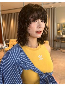 ノラギンザユー(NORA GINZA/U) ウルフレイヤーパーマレイヤーショートウルフパーマ