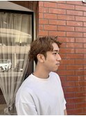 ベージュ/ハイトーン/メンズ