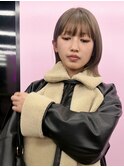タッセルボブ/ベージュ