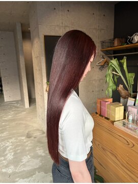 リベルタ(LIBERTA) ロングヘア☆艶髪カラーレッド