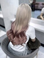 ジーナ 名駅(XENA.) 《karen》デザインカラー/ホワイトベージュ/ピンク/艶カラー