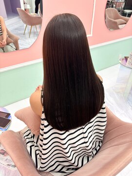 ガーランド(Girland) 【girland】赤み消しオリーブカラー/韓国風/レイヤーカット