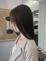 シベルバレー 横浜(sibell)&nbsp;ミディアム/切りっぱなし/オリーブベージュ/オージュア