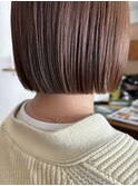 切りっぱなしボブ