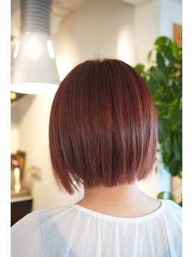 チェロ(CHERO) ★美髪ストレートヘア＃髪質改善＃レトロピンクベージュ