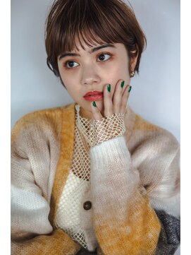 ジル 天神 福岡大名(ZEAL) 【ZEAL天神】ショートカット+シアベージュ★New Open