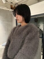 ミュー(miμ)&nbsp;レイヤーボブ/地毛風カラー