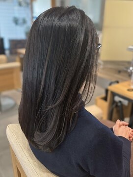 フリップビーアヴェダ(FLIP B AVEDA) 本八幡×上品ロングレイヤー×ダークグレージュ