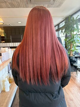 ヘアショップエヌアンドエー 久喜店(hairshop N&A) 指通りなめらか縮毛矯正仕上げ