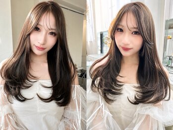 ユイマァル 倉敷(YUIMARL)の写真/【岡山/倉敷/柔らかいレイヤーカット】フェアリーレイヤー/ワンホンレイヤー/くびれヘア/レイヤーウルフ