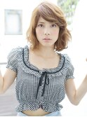 カラー ゆるふわ無造作ヘアー