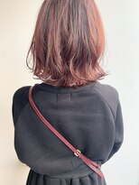 美容室 アイディー i-dee&nbsp;ピンクブラウンふんわりミディアム