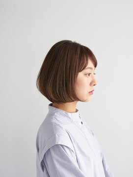 ジュール 新宿三丁目(Joule) 顔型別ヘアスタイル特集/マロンベージュ/Aラインボブ/新宿三丁目