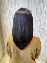 ヘアサロン フラット(hair salon flat) 【髪質改善】黒髪暗髪ツヤ髪ミディ/ハリウッドトリートメント