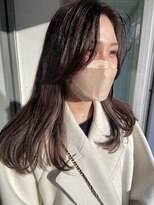 インビテーション(invitation)&nbsp;立ち上げ前髪・顔まわりレイヤー・ダークラベージュ