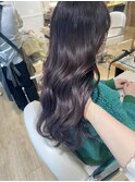ラベンダーグレージュ ダブルカラー 髪質改善