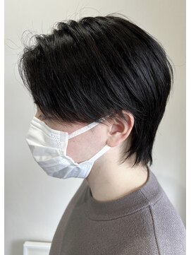 ネクストフォーヘアー(NEXT for hair) 黒髪 韓国 ウルフ カルマヘア センターパート kpop