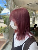 アース 三田南ウッディタウン店(HAIR&MAKE EARTH) 透明感カラー★ダブルカラーブリーチピンクブラウン