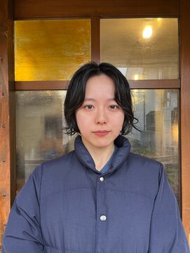 ラムネ くせ風パーマ。