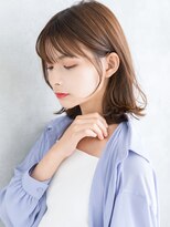 エレノア 渋谷公園通り店(Eleanor)&nbsp;ミディアムレイヤー　大人艶ブラウンカラー