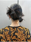 タイトスタイルのヘアセット