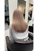 ブリーチ必須 pink beige color