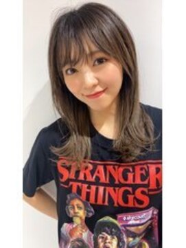 フラミューム 藤沢(flammeum) ナチュラルレイヤー×カーキグレージュ【藤沢】