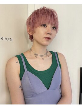 レコ 渋谷(LECO) クリアなペールピンク