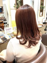 コアフィールフィス(COIFFURE fils)&nbsp;【見附　今町】M3Dカラー　巻き髪ゆるふわ