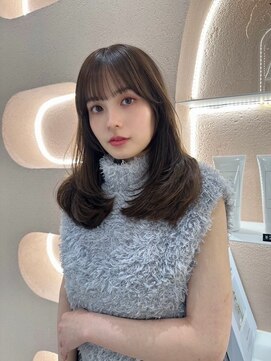 ジーナ 渋谷本店(Zina) 髪質改善＊秋色暗めマロンブラウン＊美髪 【Zina 宮益坂】